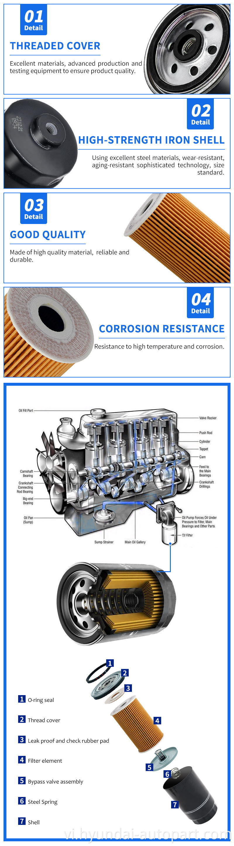 Air Filter For Hyundai Kia